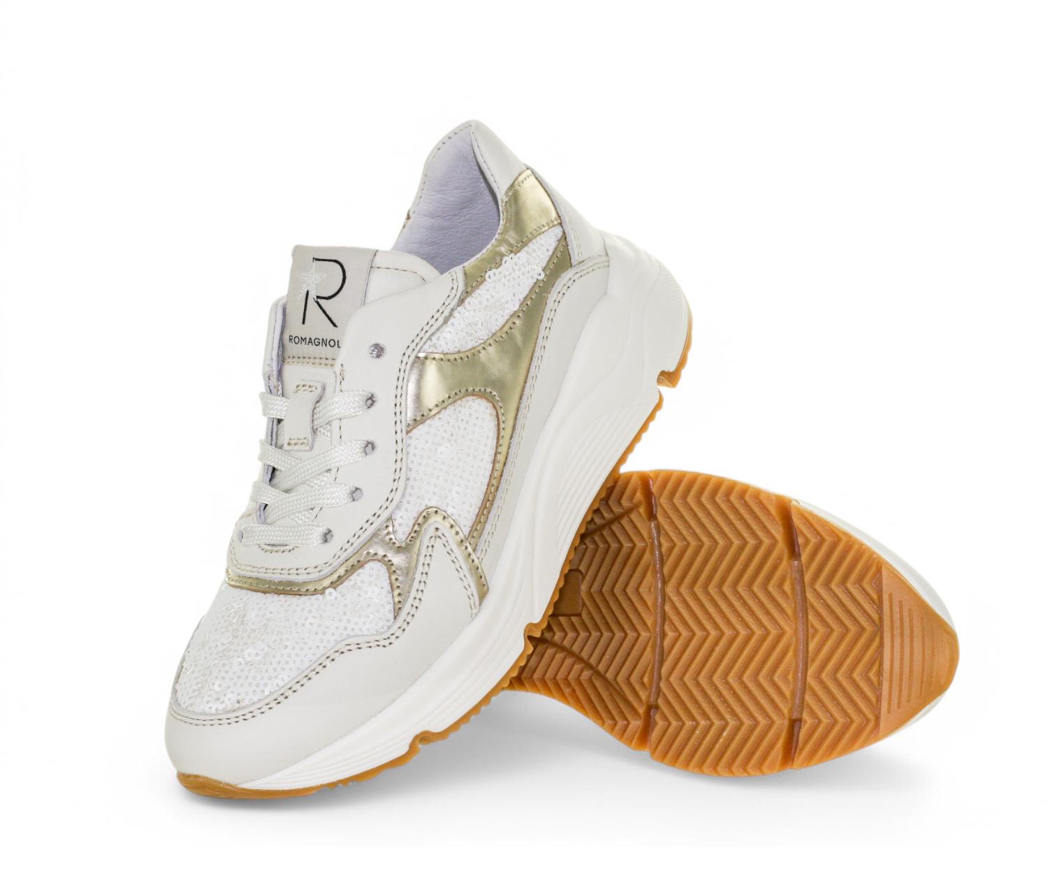 Romagnoli Sneaker - Romagnoli Kinderschoenen - Ecru | 6886 Capsule