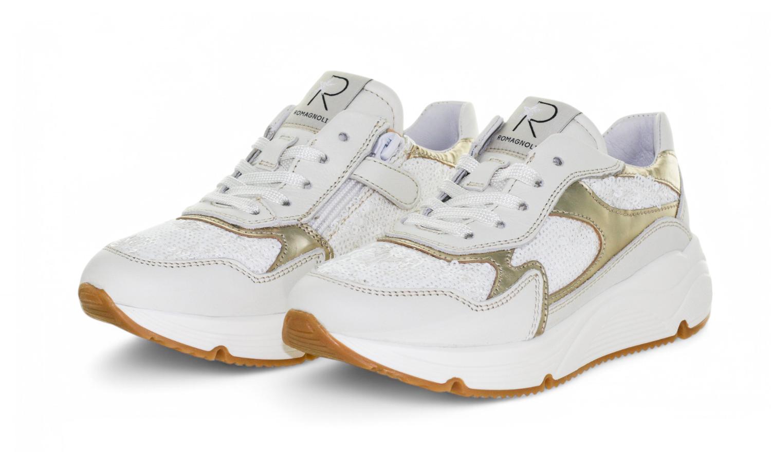 Romagnoli Sneaker - Romagnoli Kinderschoenen - Ecru | 6886 Capsule