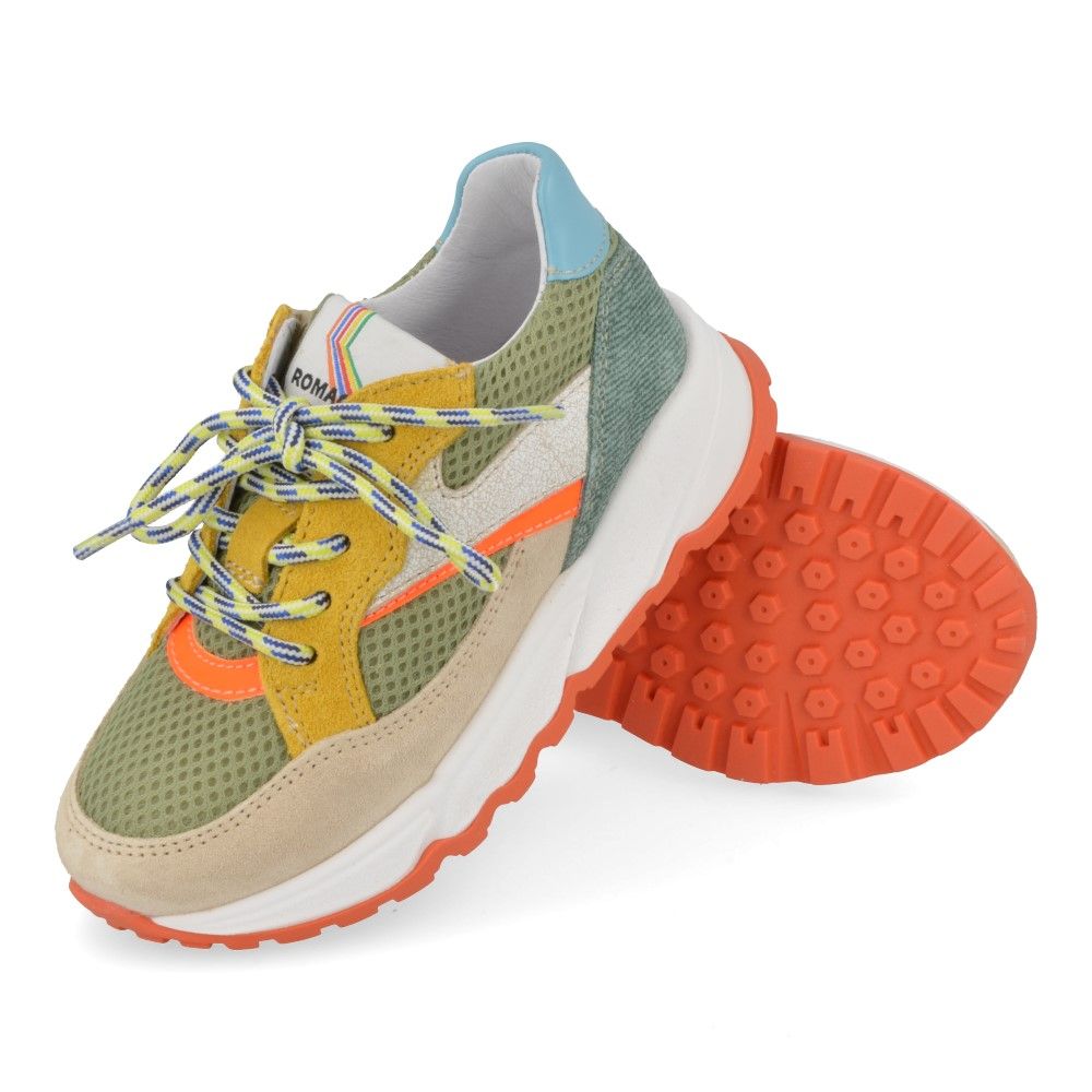 Romagnoli Sneaker - Romagnoli Kinderschoenen - Groen | 8638R038