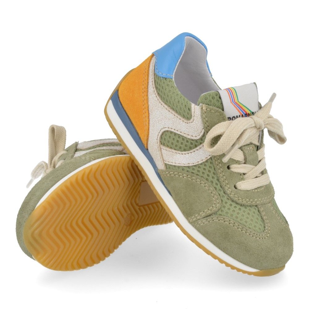 Romagnoli Sneaker - Romagnoli Kinderschoenen - Groen | 8730R084