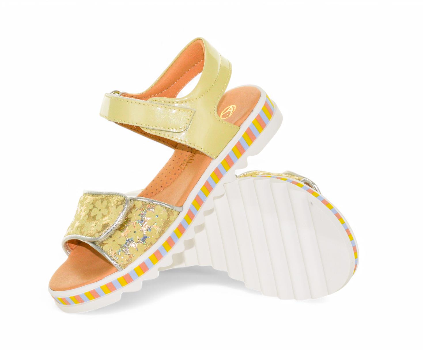 Rondinella Sandaal - Rondinella Kinderschoenen - Geel | 01020