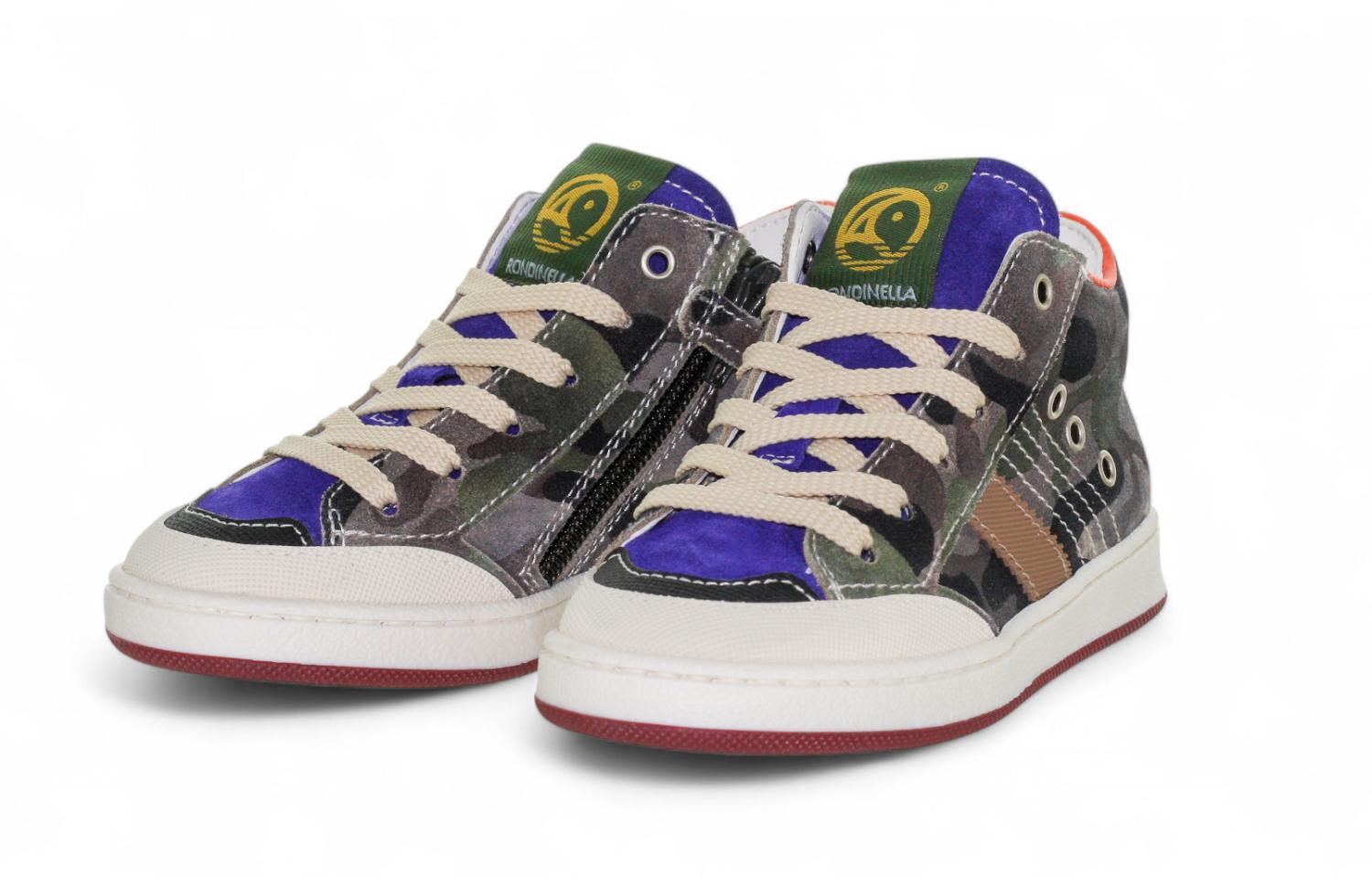 Rondinella Sneaker - Rondinella Kinderschoenen - Groen | 12322-1