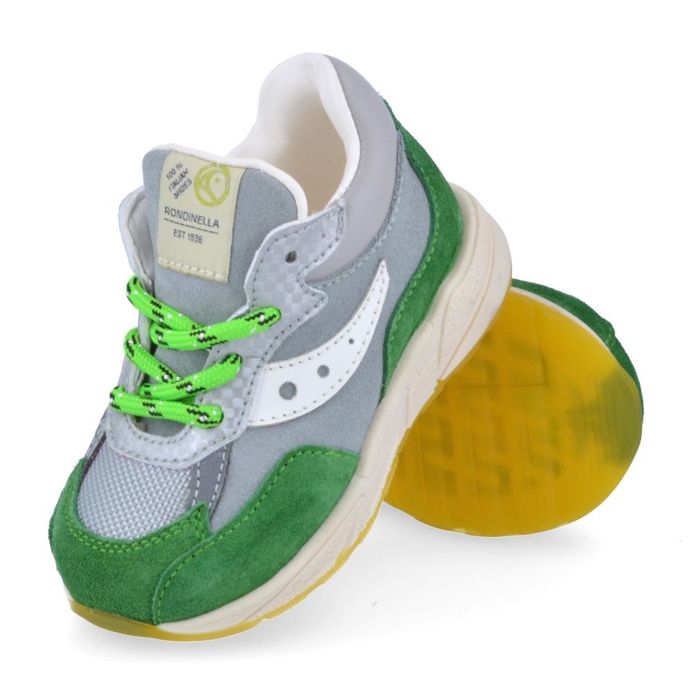 Rondinella Sneaker - Rondinella Kinderschoenen - Groen | 4829