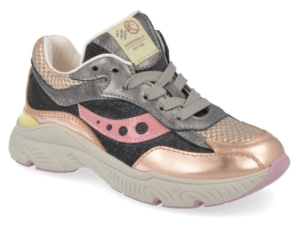 Rondinella Sneaker - Rondinella Kinderschoenen - Roze | 12277 met ~Rits