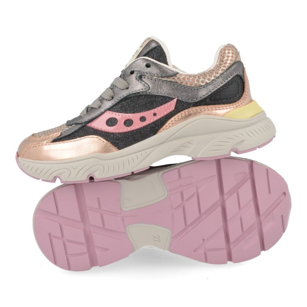 Rondinella Sneaker - Rondinella Kinderschoenen - Roze | 12277 met ~Rits
