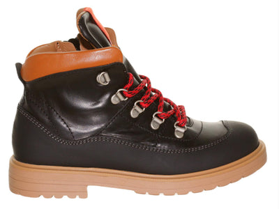 Botte à lacets Rondinella - Chaussures pour enfants Rondinella - Marron | 12101