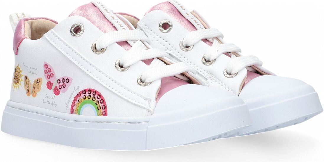 Shoesme Sneaker - Shoesme Kinderschoenen - Wit | SH24S003-A