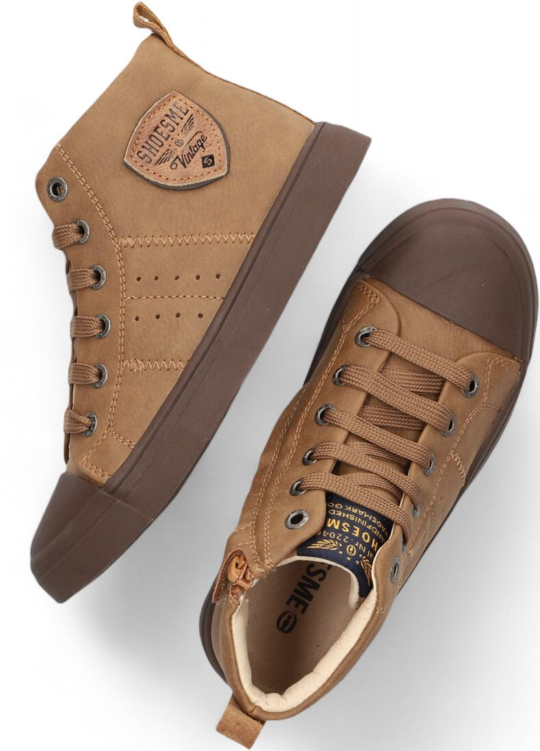 Shoesme Veterboot - Shoesme Kinderschoenen - Bruin | SH23W036