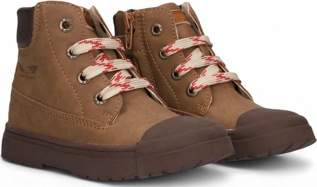 Shoesme Veterboot - Shoesme Kinderschoenen - Bruin | SW23W007