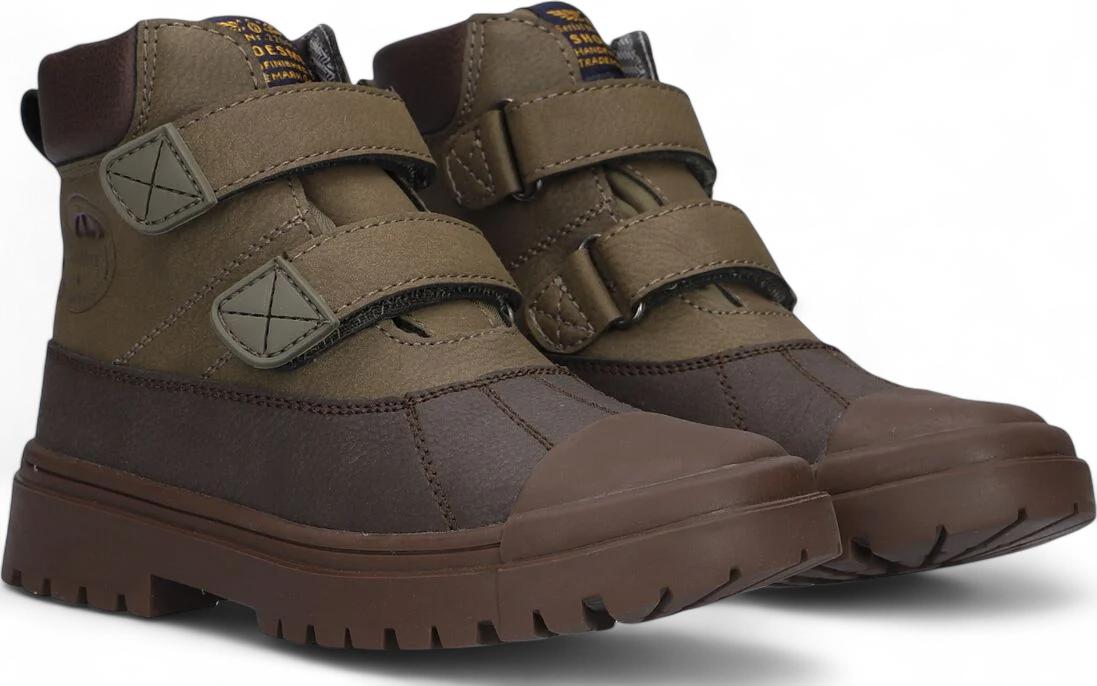 Shoesme Veterboot - Shoesme Kinderschoenen - Groen | SW25W009