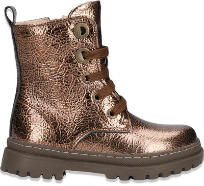 Botte à lacets Shoesme - Chaussures pour enfants Shoesme - Bronze | NT24W007