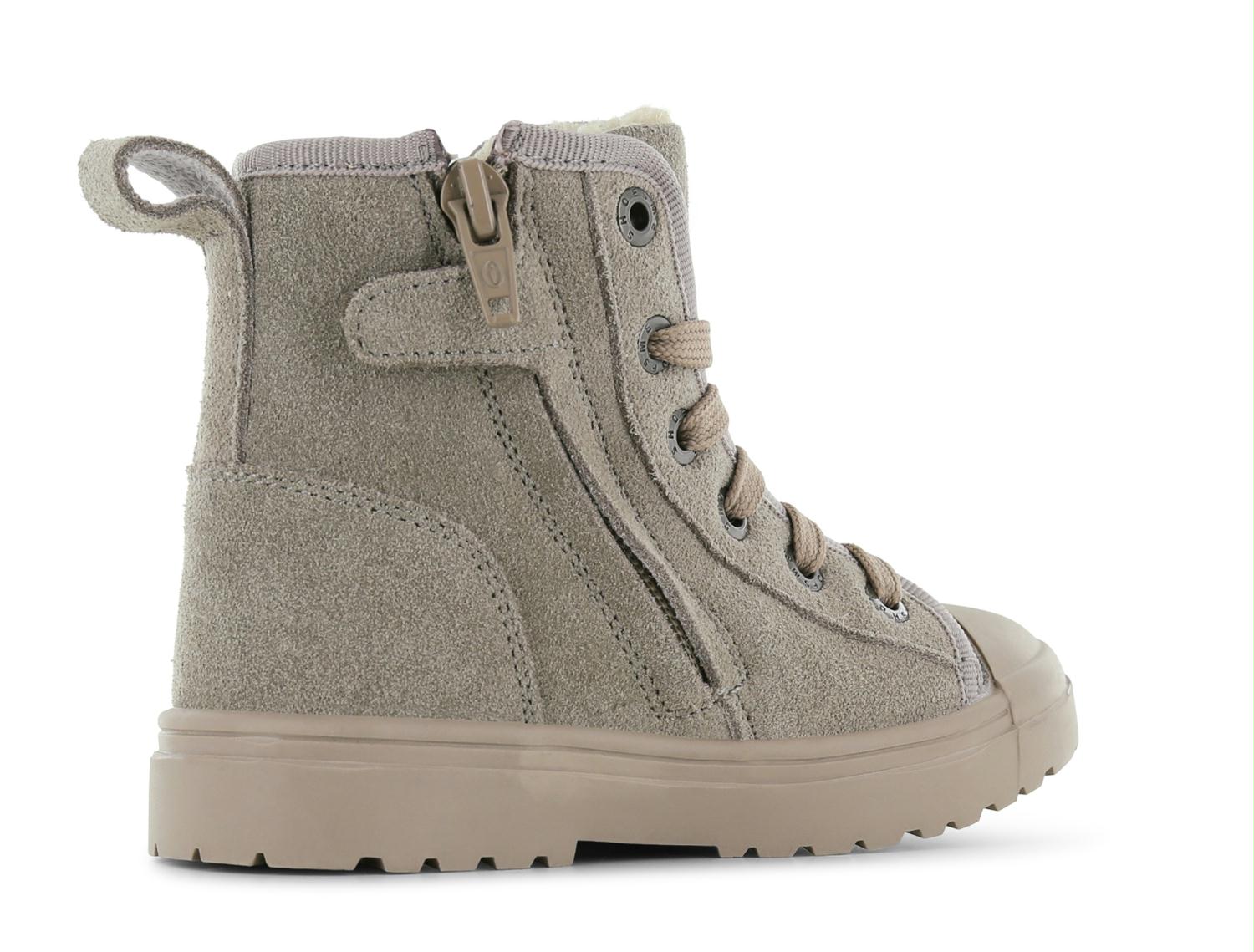 Shoesme Veterboot - Shoesme Kinderschoenen - Taupe | SW23W006