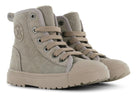 Shoesme Veterboot - Shoesme Kinderschoenen - Taupe | SW23W006