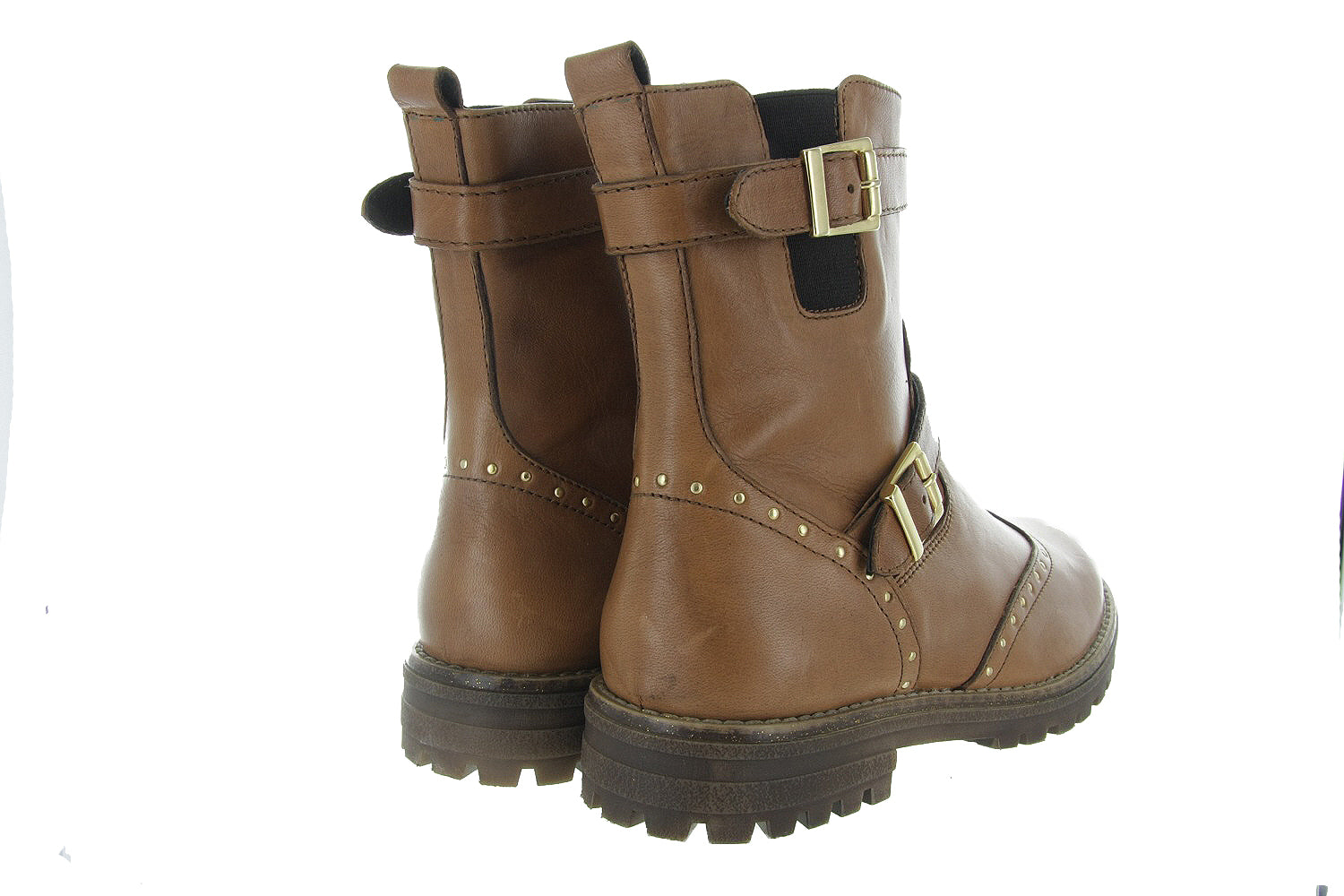 Simone Mathieu Laarzen - Simone Mathieu Kinderschoenen | 3419 Cognac Meisjes