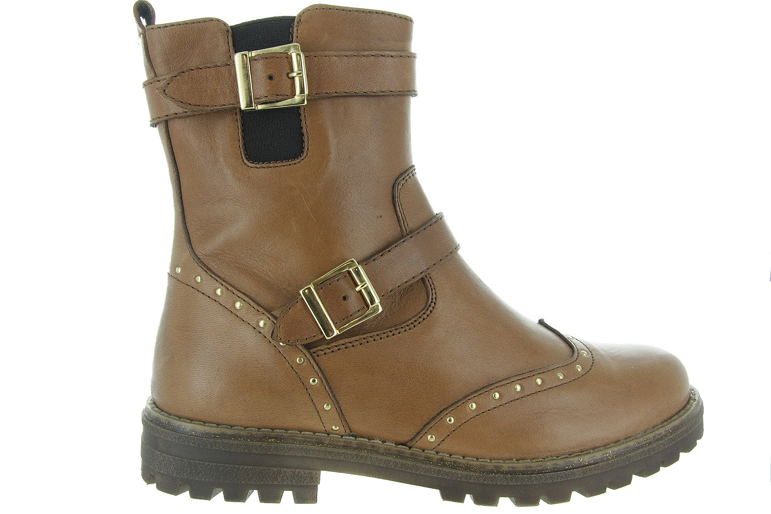 Simone Mathieu Laarzen - Simone Mathieu Kinderschoenen | 3419 Cognac Meisjes