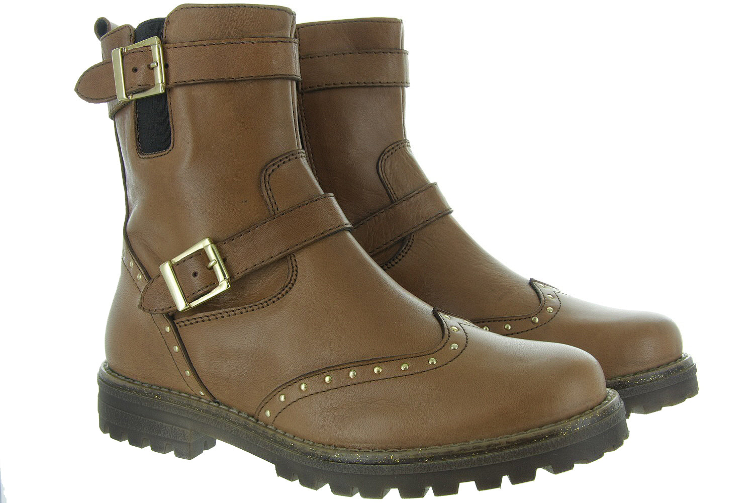 Simone Mathieu Laarzen - Simone Mathieu Kinderschoenen | 3419 Cognac Meisjes