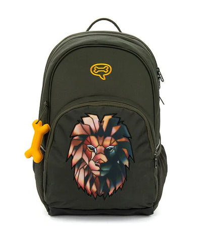 Stones & Bones Rugzak Groot - Stones & Bones Accessoires - Groen | Aspen 3.0 Great Lion