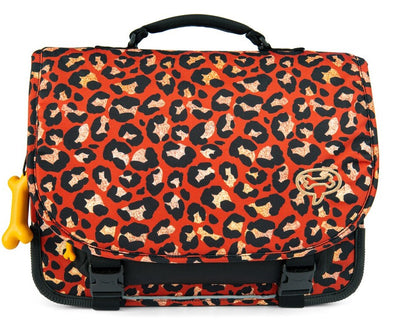 Stones & Bones Boekentas - Stones & Bones Accessoires - Rood | Cedar Black and Gold Rust