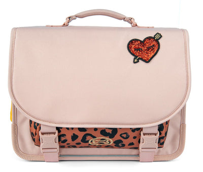 Stones & Bones Boekentas - Stones & Bones Accessoires - Roze | Wild Heart Old Roze