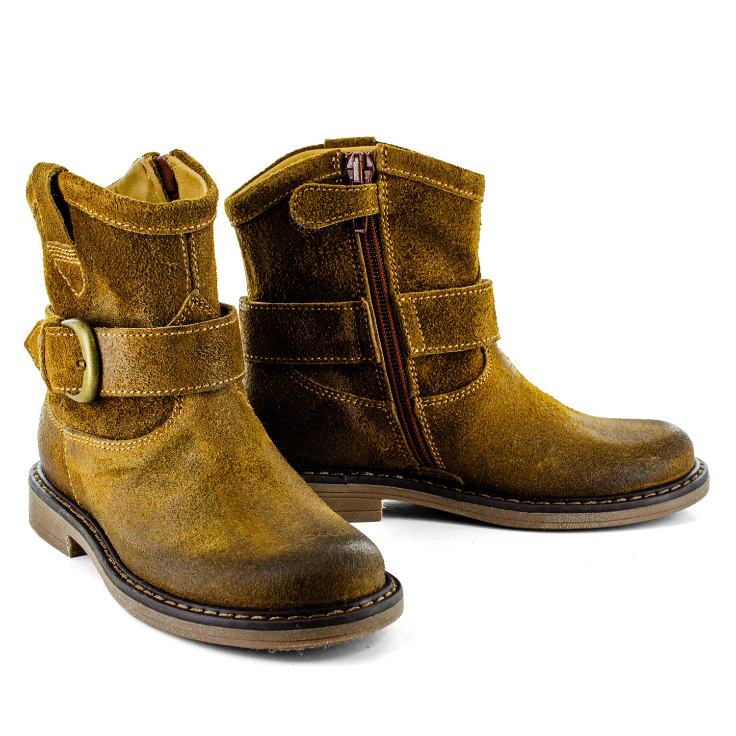 Stones & Bones Laars - Stones & Bones Kinderschoenen - Cognac | Fayal 5394