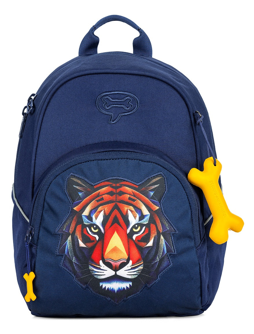 Stones & Bones rugzak - Stones & Bones Accessoires - Blauw | 23183 Laurel 2.0 Tiger Facet