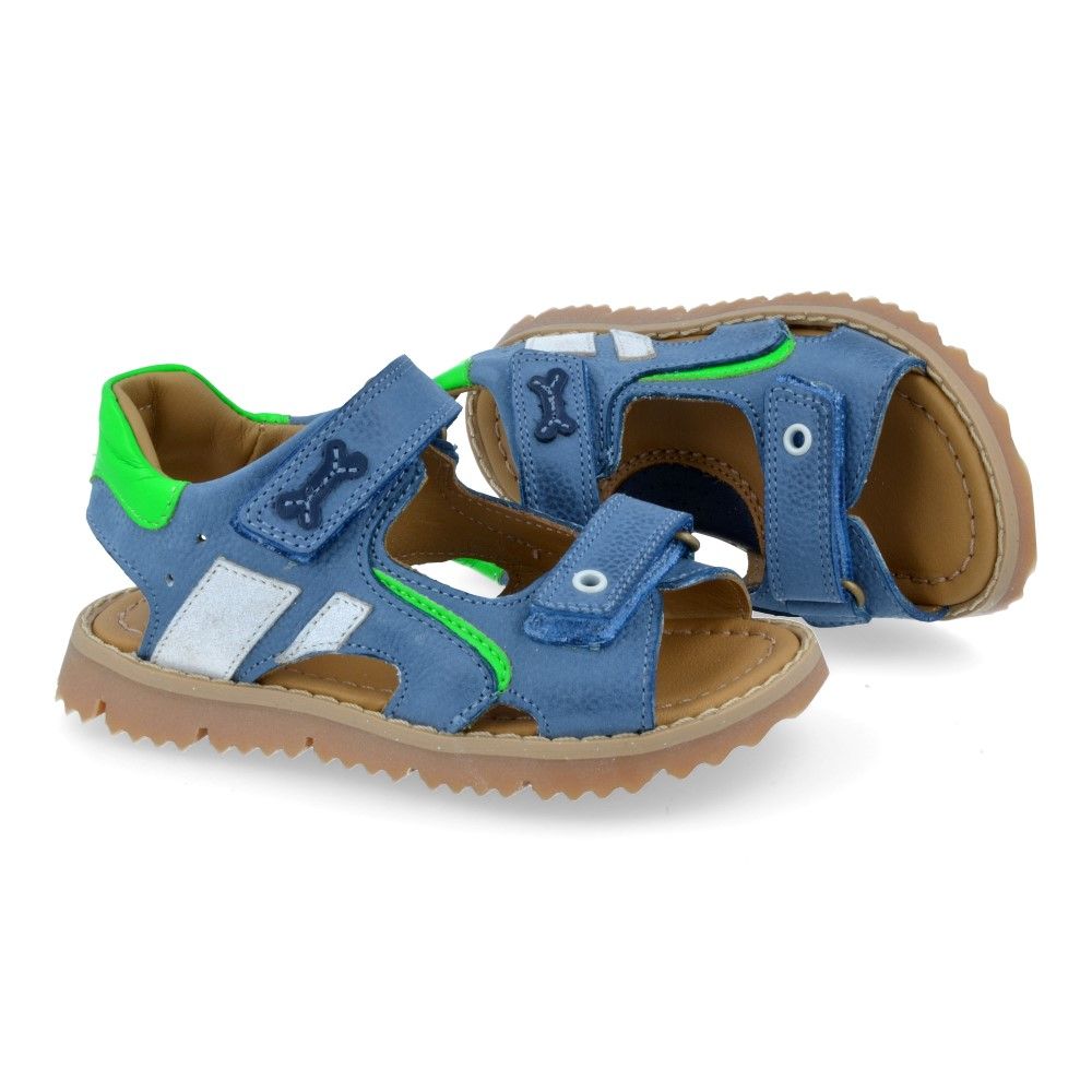 Stones & Bones Sandaal - Stones & Bones Kinderschoenen - Blauw | Linus