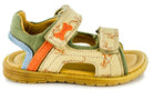 Stones & Bones Sandaal - Stones & Bones Kinderschoenen - Groen | Dito Sand Steelblue