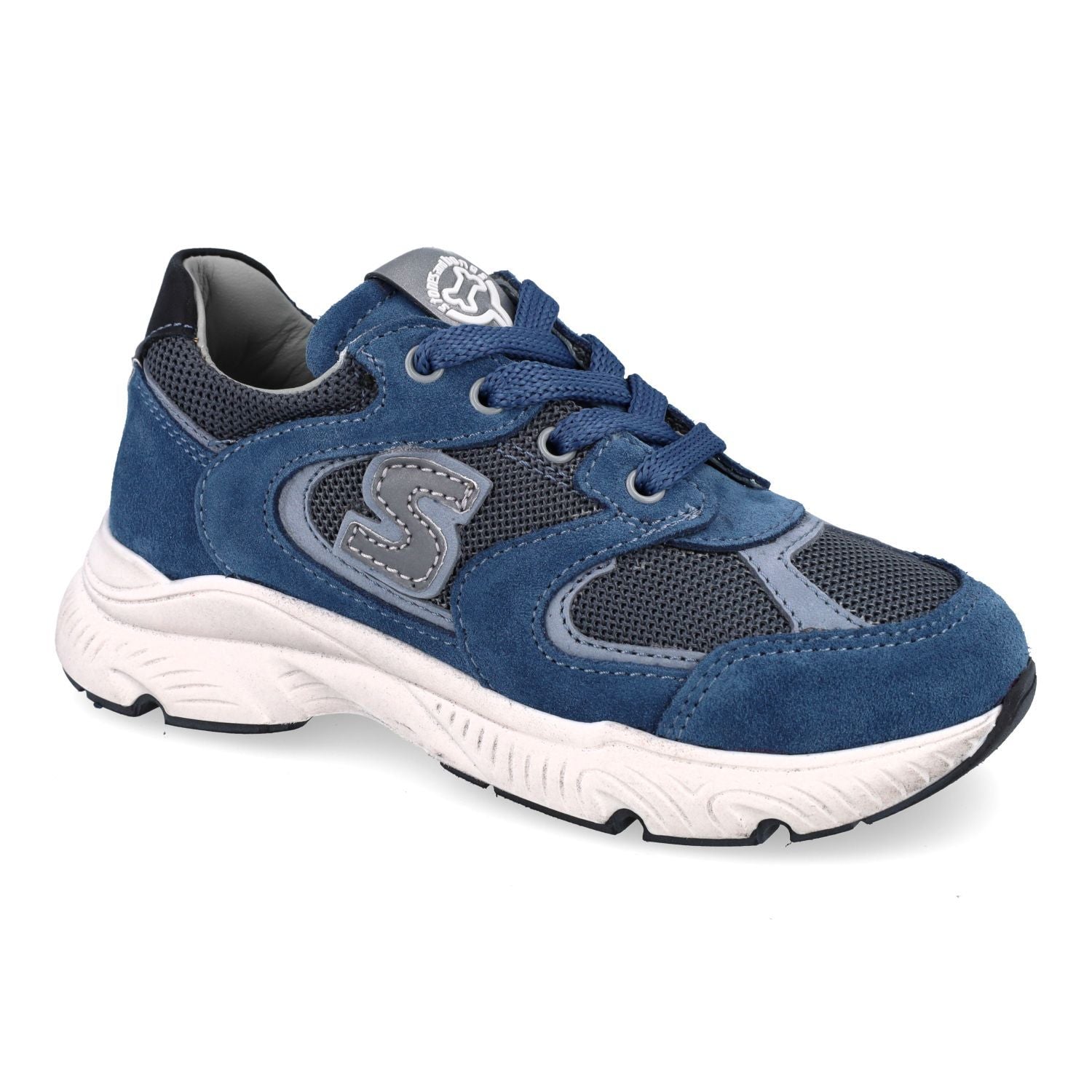 Stones & Bones Sneaker - Stones & Bones Kinderschoenen - Blauw | Pepin NB