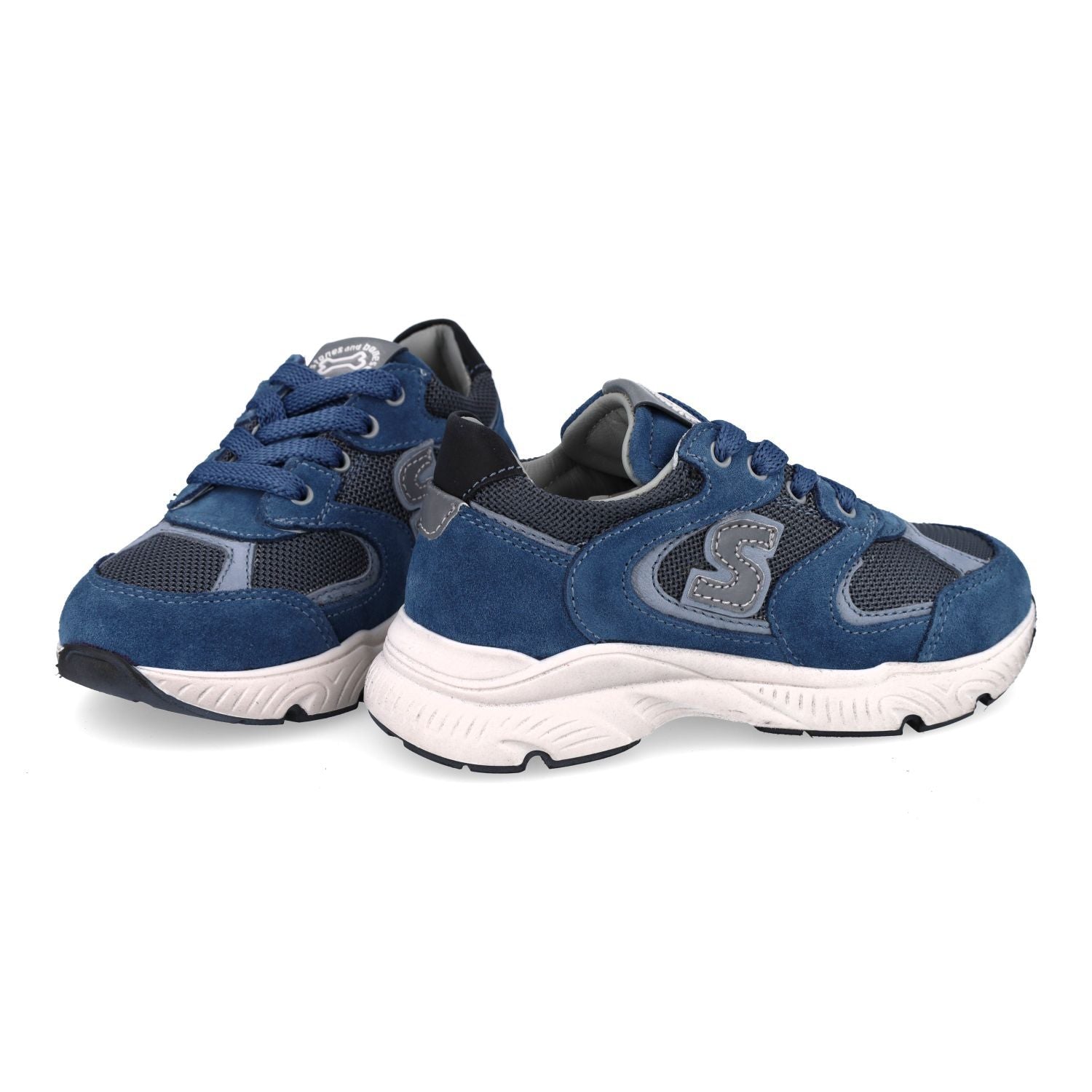 Stones & Bones Sneaker - Stones & Bones Kinderschoenen - Blauw | Pepin NB