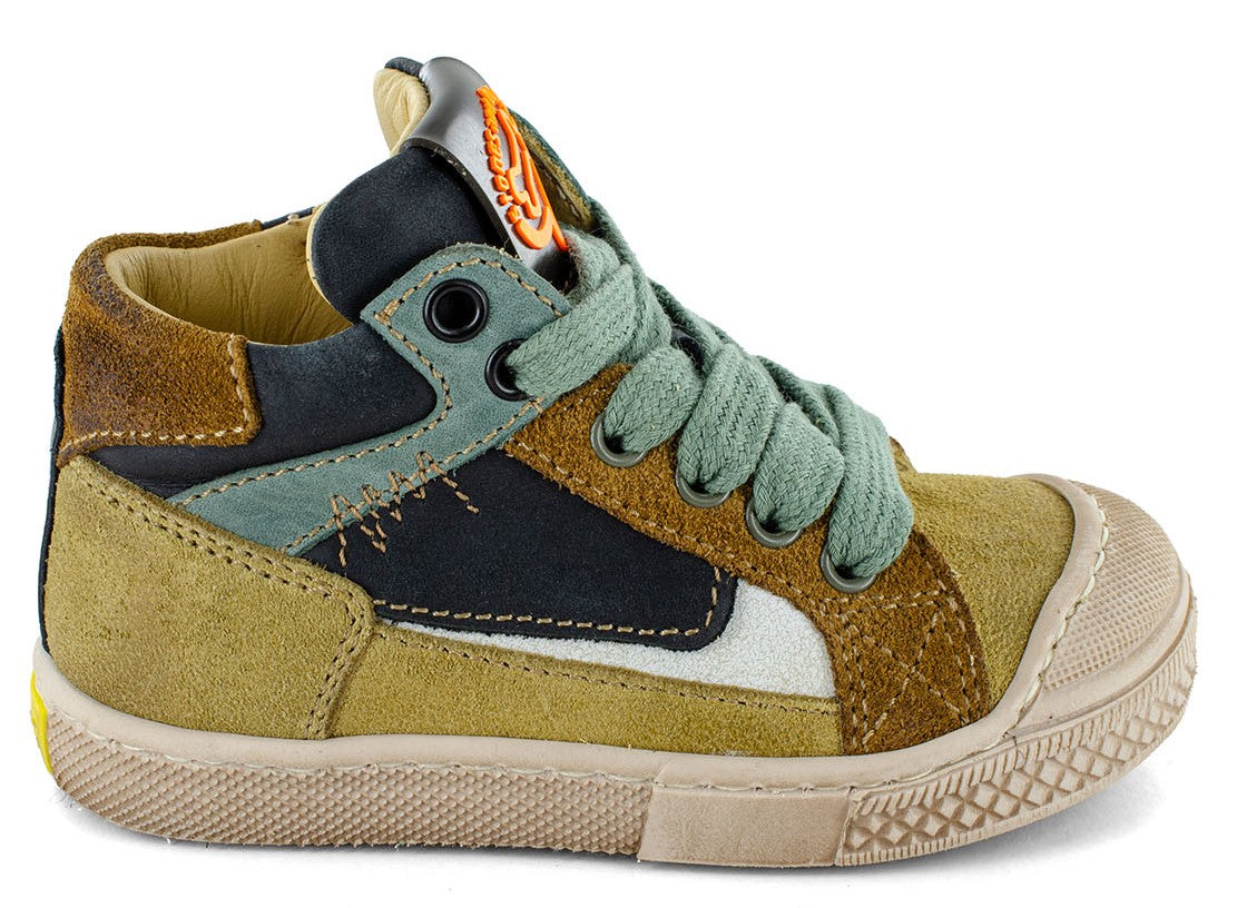 Stones & Bones Sneaker - Stones & Bones Kinderschoenen - Bruin | Liam Calf 5287