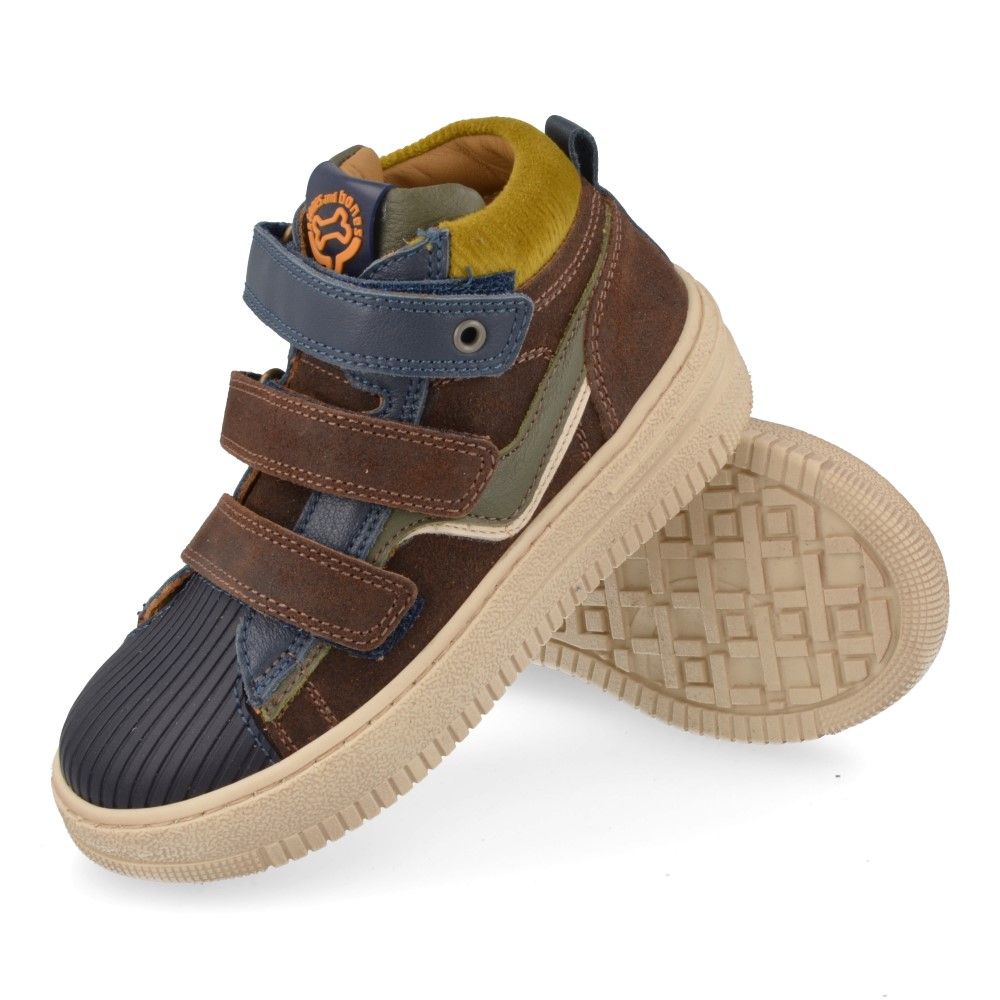 Stones & Bones Sneaker - Stones & Bones Kinderschoenen - Bruin | Munch 5273 Calf