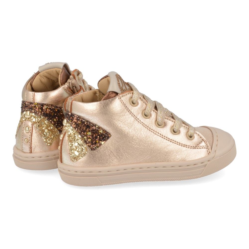 Stones & Bones Sneaker - Stones & Bones Kinderschoenen - Goud | Myra Goud  5292