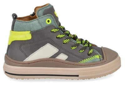 Stones & Bones Sneaker - Stones & Bones Kinderschoenen - Grijs | Laset Calf