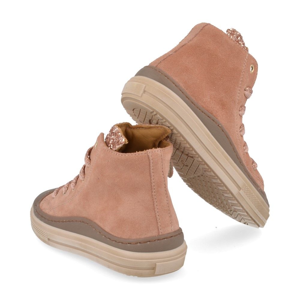 Stones & Bones Sneaker - Stones & Bones Kinderschoenen - Sand | Laris crs Glitter sand 5428