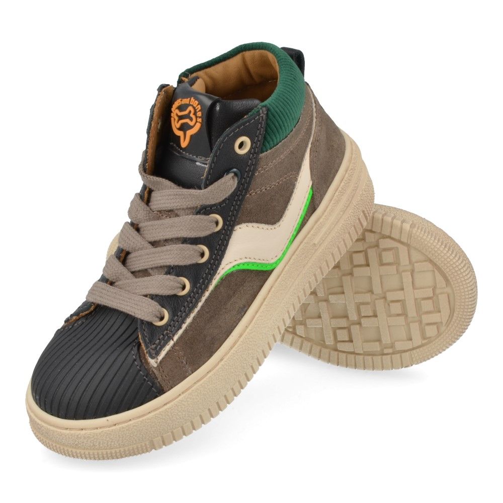 Stones & Bones Sneaker - Stones & Bones Kinderschoenen - Zwart | Mocie crs 5272