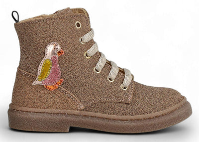 Stones & Bones Veterboot - Stones & Bones Kinderschoenen - Naturel | Pamy 5416 Glitter Camel