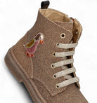 Stones & Bones Veterboot - Stones & Bones Kinderschoenen - Naturel | Pamy 5416 Glitter Camel