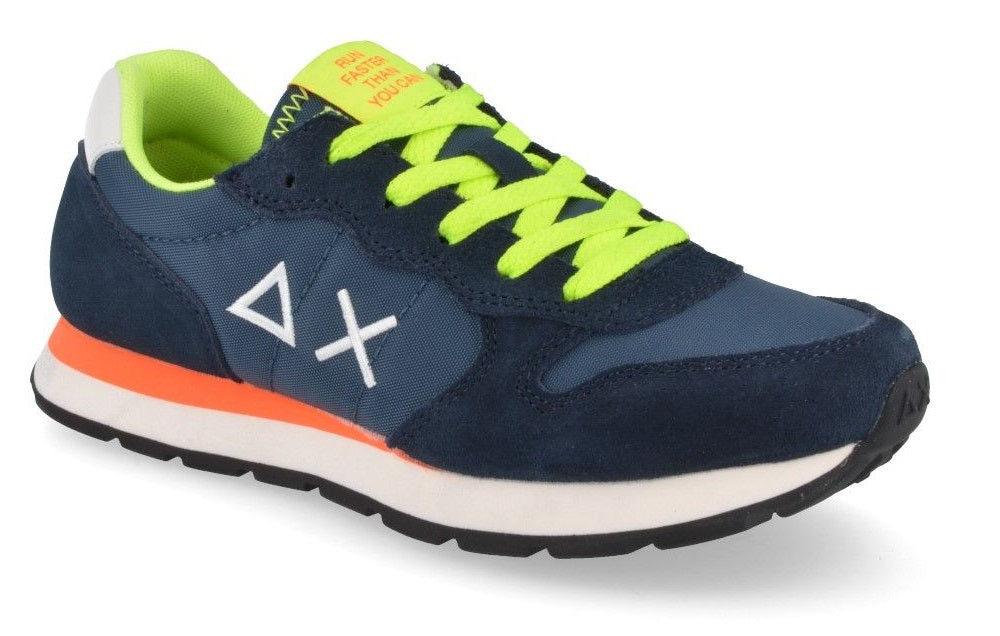 Sun '68 Sneaker - Sun '68 Kinderschoenen - Blauw | Boy's Tom Fluo