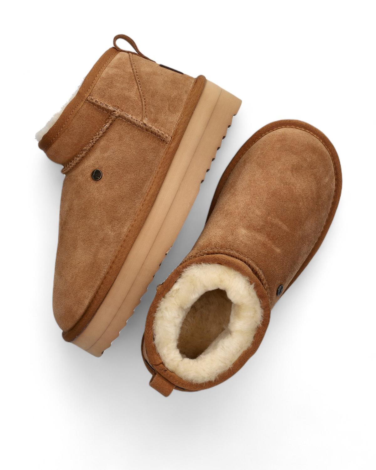 Warmbat Boot - Warmbat Damesschoenen | Durack Women Suede Boot Plateau