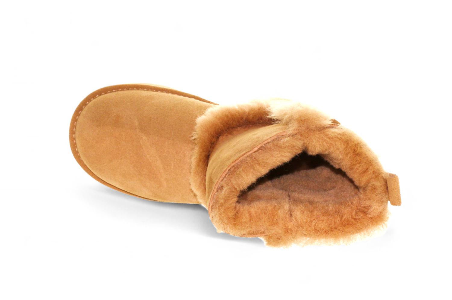 Warmbat Boot - Warmbat Damesschoenen | Kangaroo Suede Boot Plateau