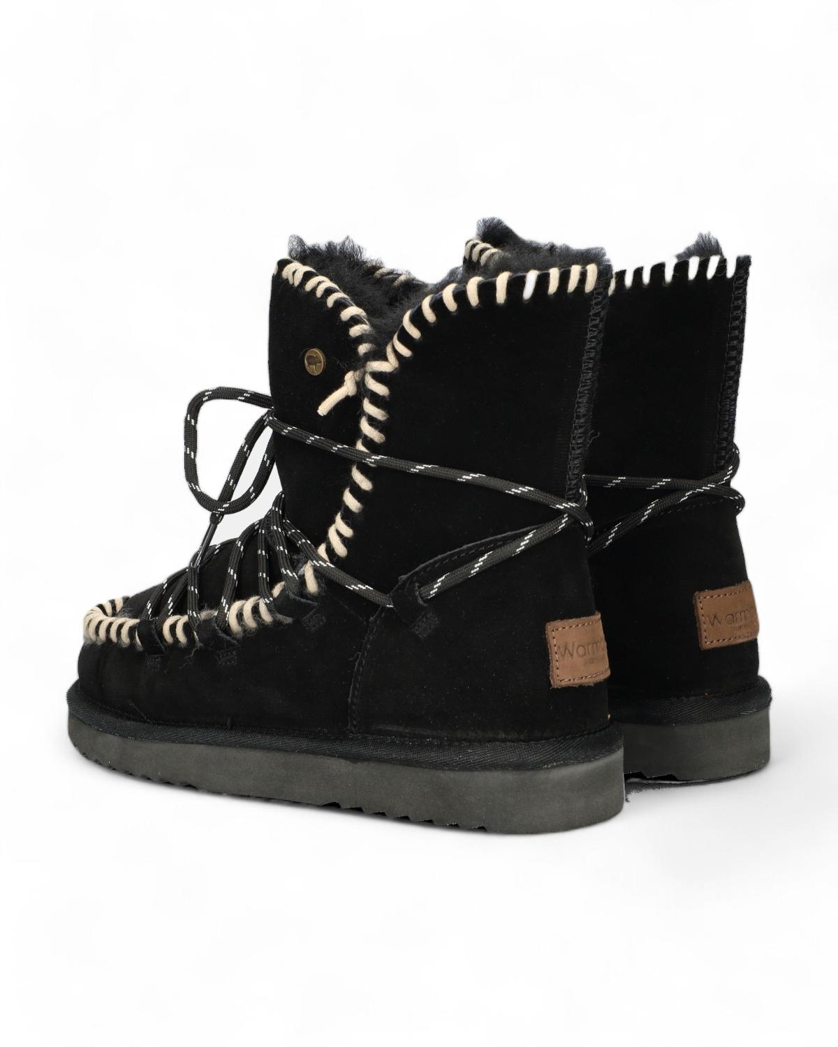 Warmbat Boot - Warmbat Damesschoenen | Waturra Women Suede lace boot