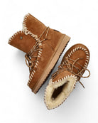 Warmbat Boot - Warmbat Damesschoenen | Waturra Women Suede lace boot