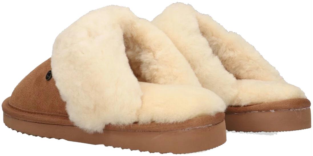 Warmbat Slide - Warmbat Damesschoenen - Cognac | Flurry
