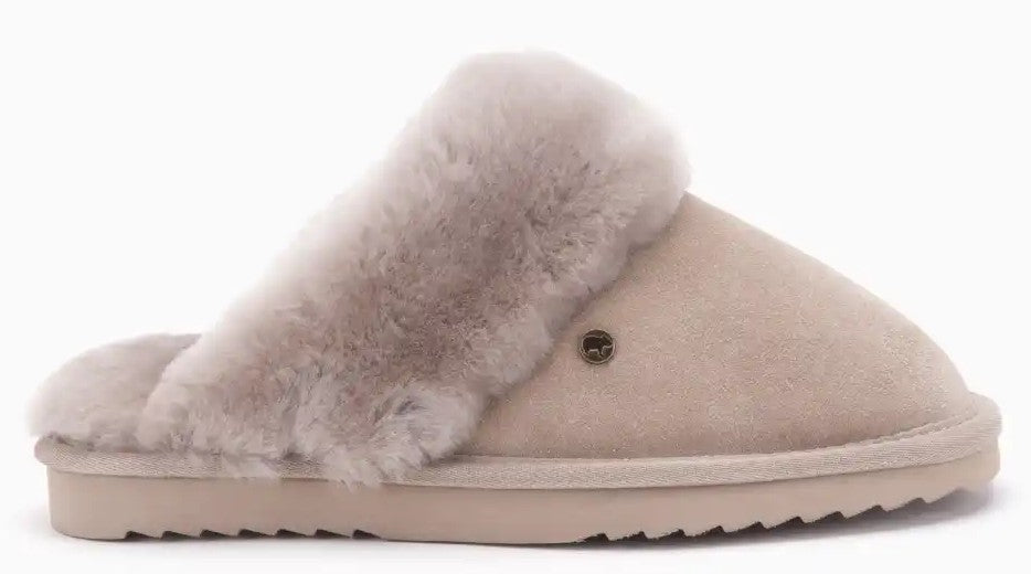 Warmbat Slide - Warmbat Damesschoenen - Taupe | Flurry