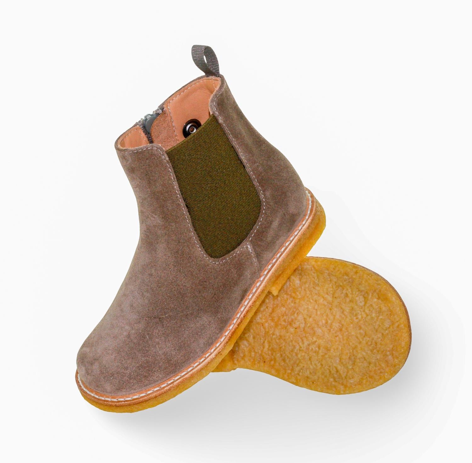 Zecchino D'Oro Laarsje - Zecchino D'oro Kinderschoenen - Taupe | N06-0640