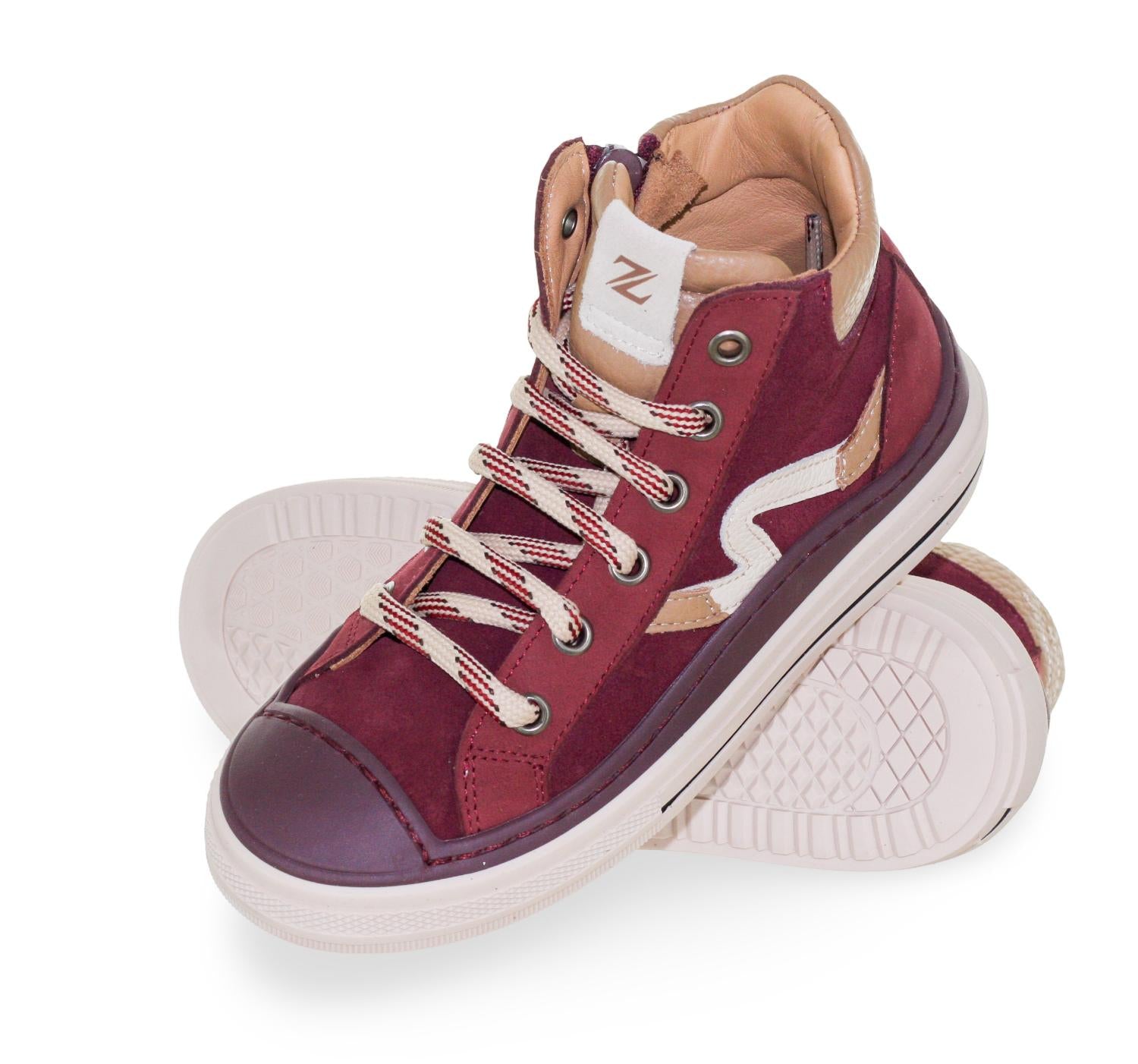 Zecchino D'Oro Sneaker - Zecchino D'oro Kinderschoenen - Bordaux | F13-4354
