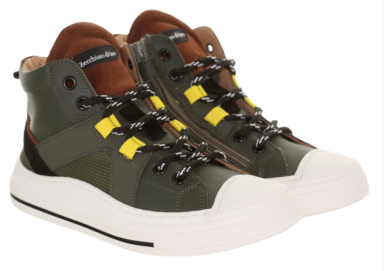 Zecchino D'Oro Sneaker - Zecchino D'oro Kinderschoenen - Groen | F13-4319 Groen