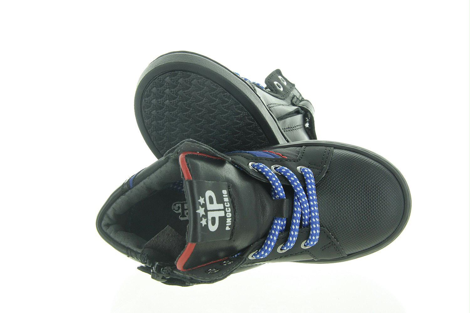 Zwarte Veterschoenen - Pinocchio By Hip Kinderschoenen | P1174 Jongens