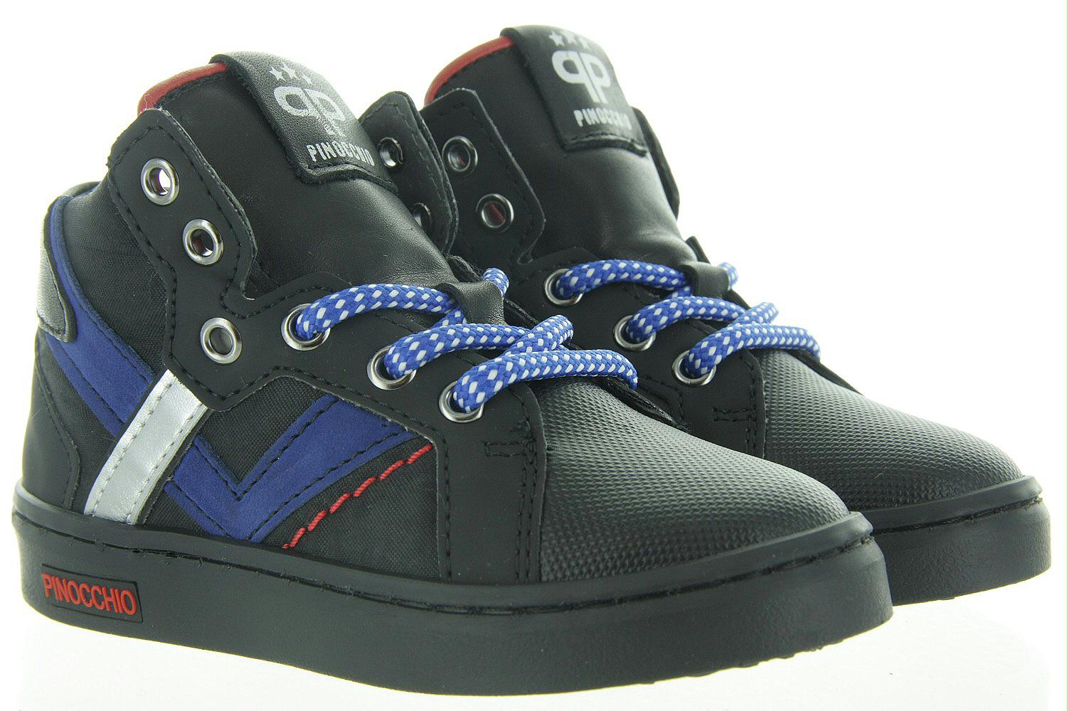 Zwarte Veterschoenen - Pinocchio By Hip Kinderschoenen | P1174 Jongens