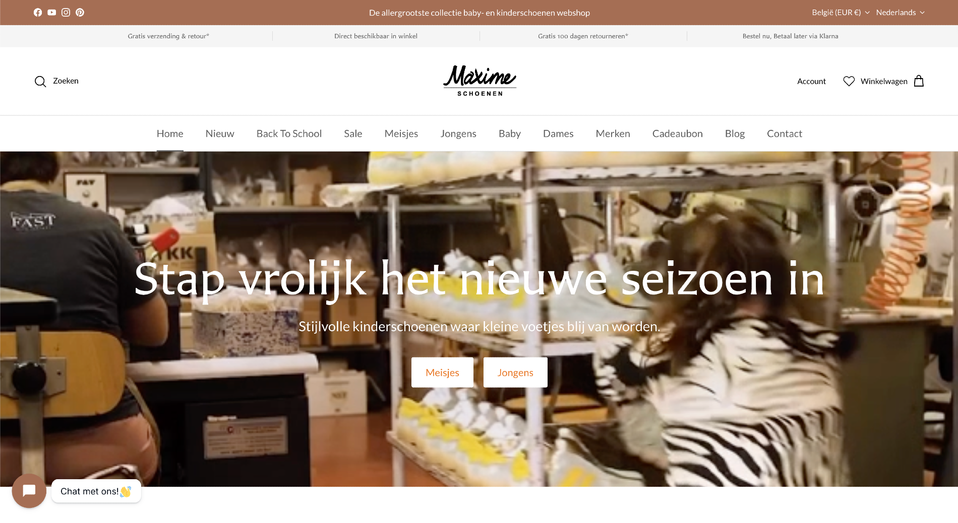 Kinderschoenen Online Kopen bij Maxime Schoenen: Makkelijk, Snel en Met Zorg Uitgekozen